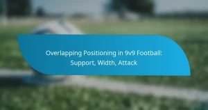 Overlapping Positioning in 9v9 Football: Support, Width, Attack